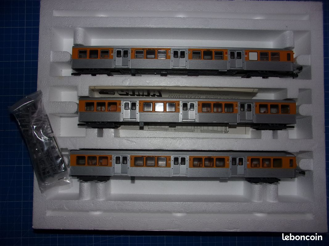 LIMA 149276 HO - Coffret de 3 voitures RIB PACA ép IV SNCF - LIMA