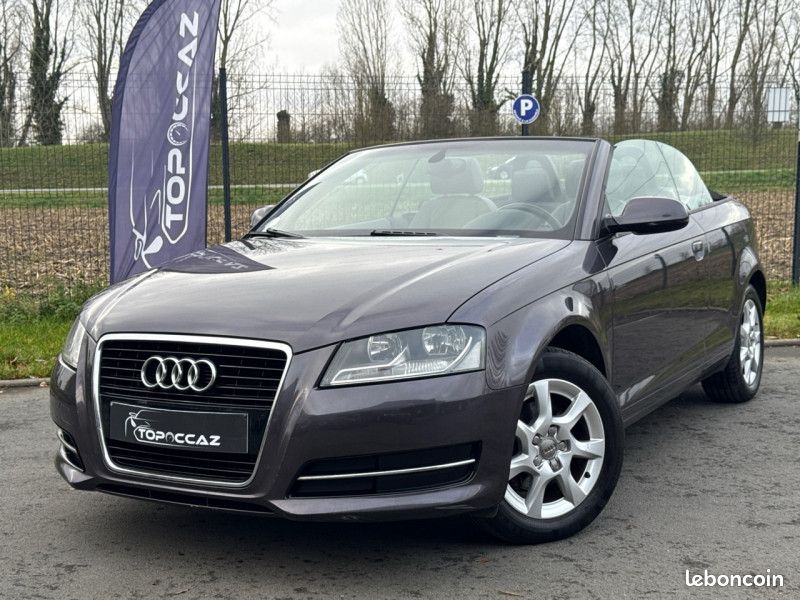 Audi A3 CABRIOLET 2.0 TDI 140CH AMBITION LUXE * 147.000KM * 1ERE MAIN * GARANTIE (image 1)
