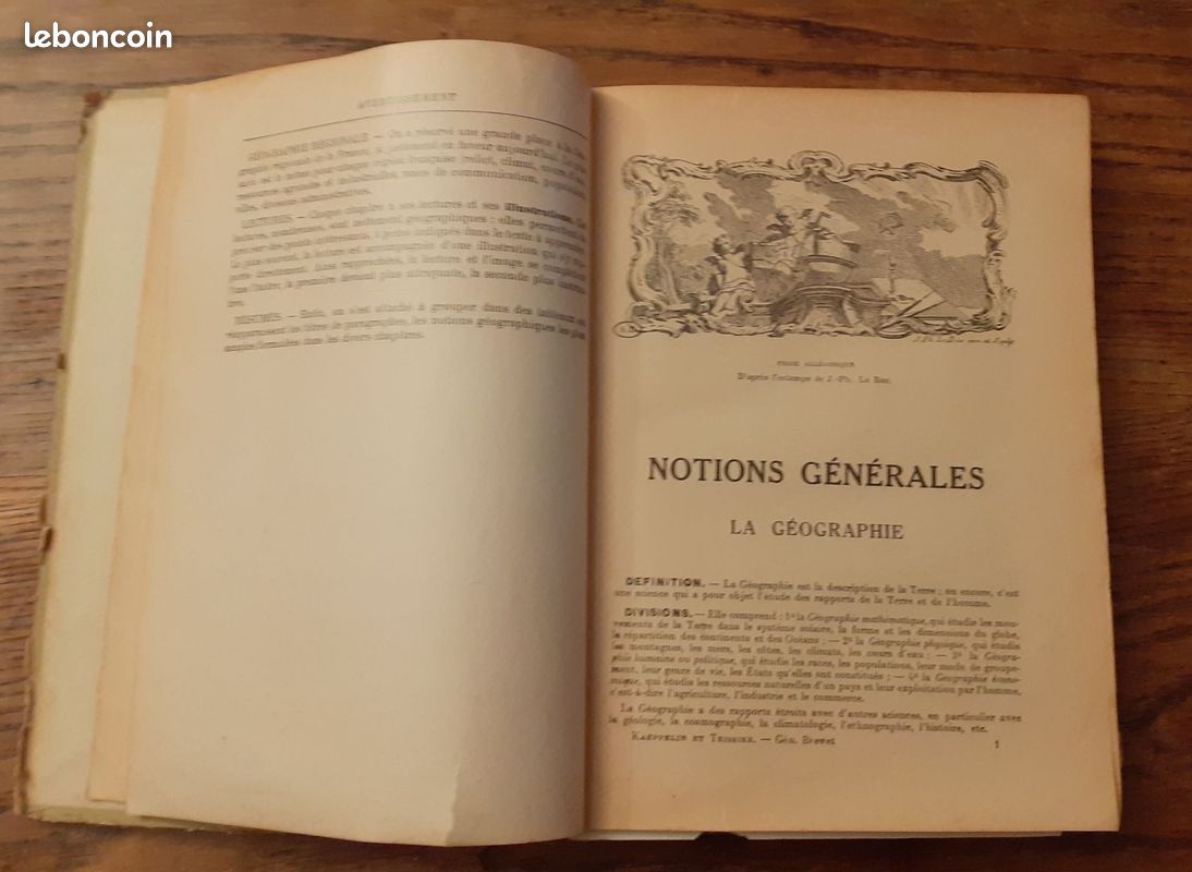LA GEOGRAPHIE DU BREVET ELEMENTAIRE. ECOLES PRIMAIRES SUPERIEURES ET COURS COMPLEMENTAIRES – Paul Kaeppelin, Maurice Teissier – Hatier 1936 (image 6)