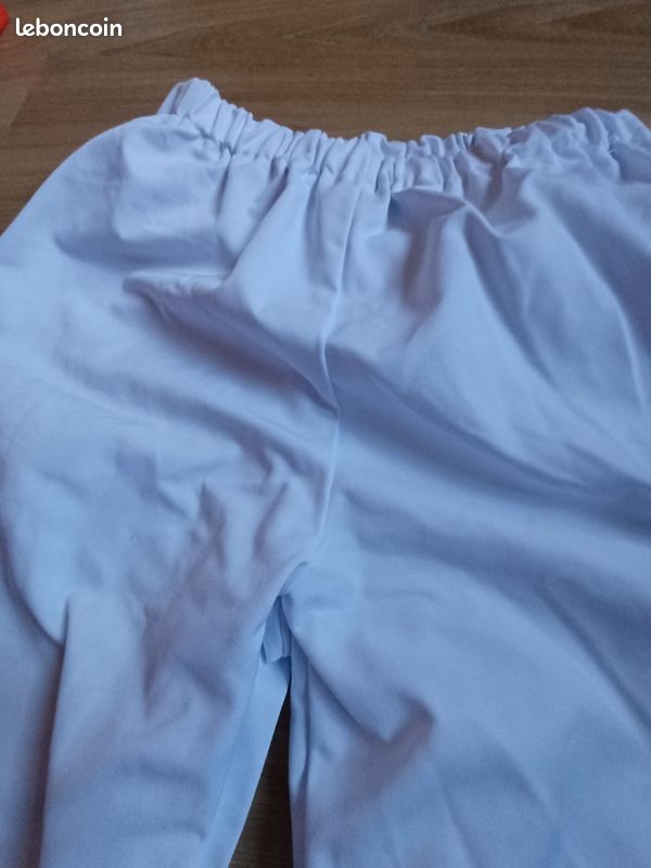 Pantalon blanc tenue professionnelle Taille 38 40 (image 2)