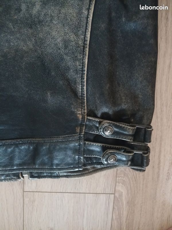 Blouson gris Schott (image 7)