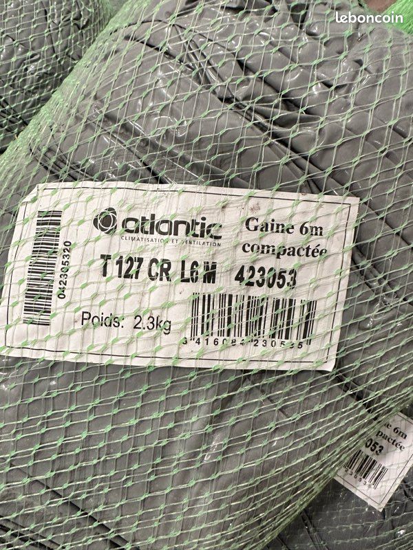 Conduit souple PVC calorifugé DN125 – Longueur 6 m (image 2)
