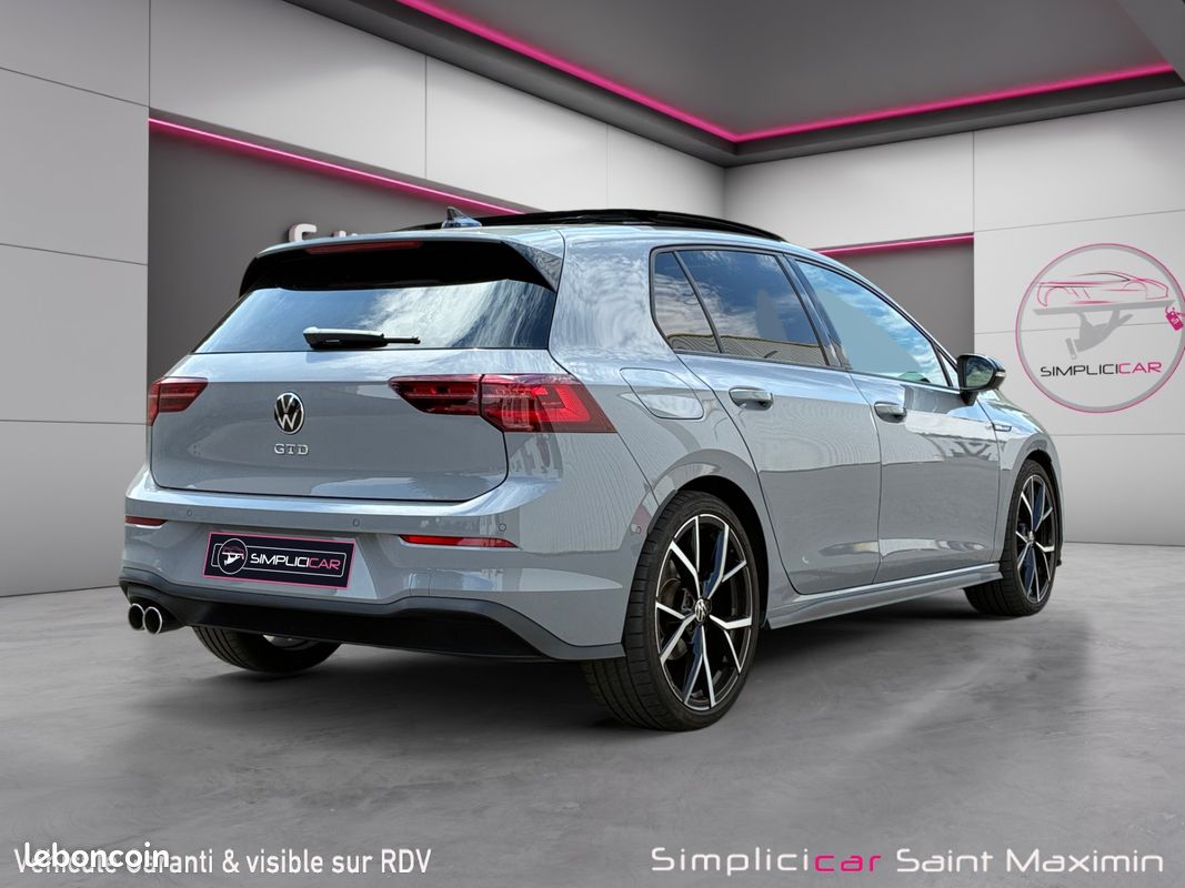 VOLKSWAGEN GOLF VIII 2.0 TDI 200 GTD DSG 200Ch Garantie 12 mois (image 5)