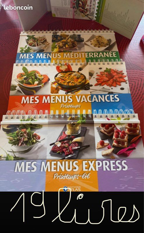Lot de 13 livres de cuisine fiches ( chevalet ) Hachette excellent état (image 8)