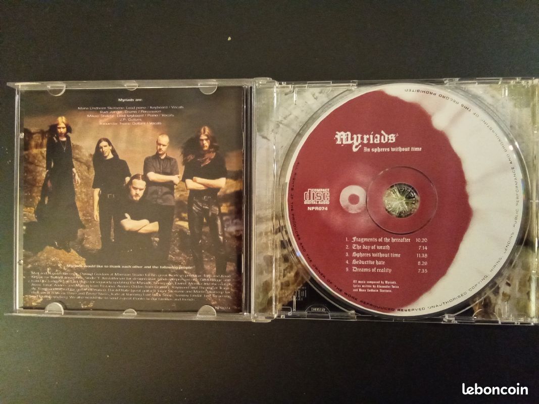 Myriads : in spherres whithout time, 1999, CD (image 3)
