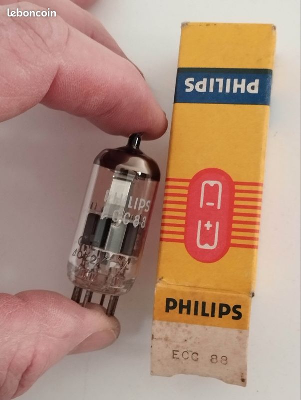 ECC88 PHILIPS - Vint'Elec - Tubes électroniques vintage