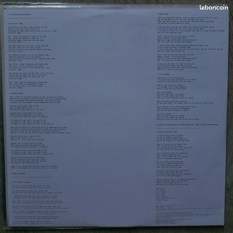 VINYLE 33 Tours FOLK -- MOSES NESH -- NO LABOR (image 2)