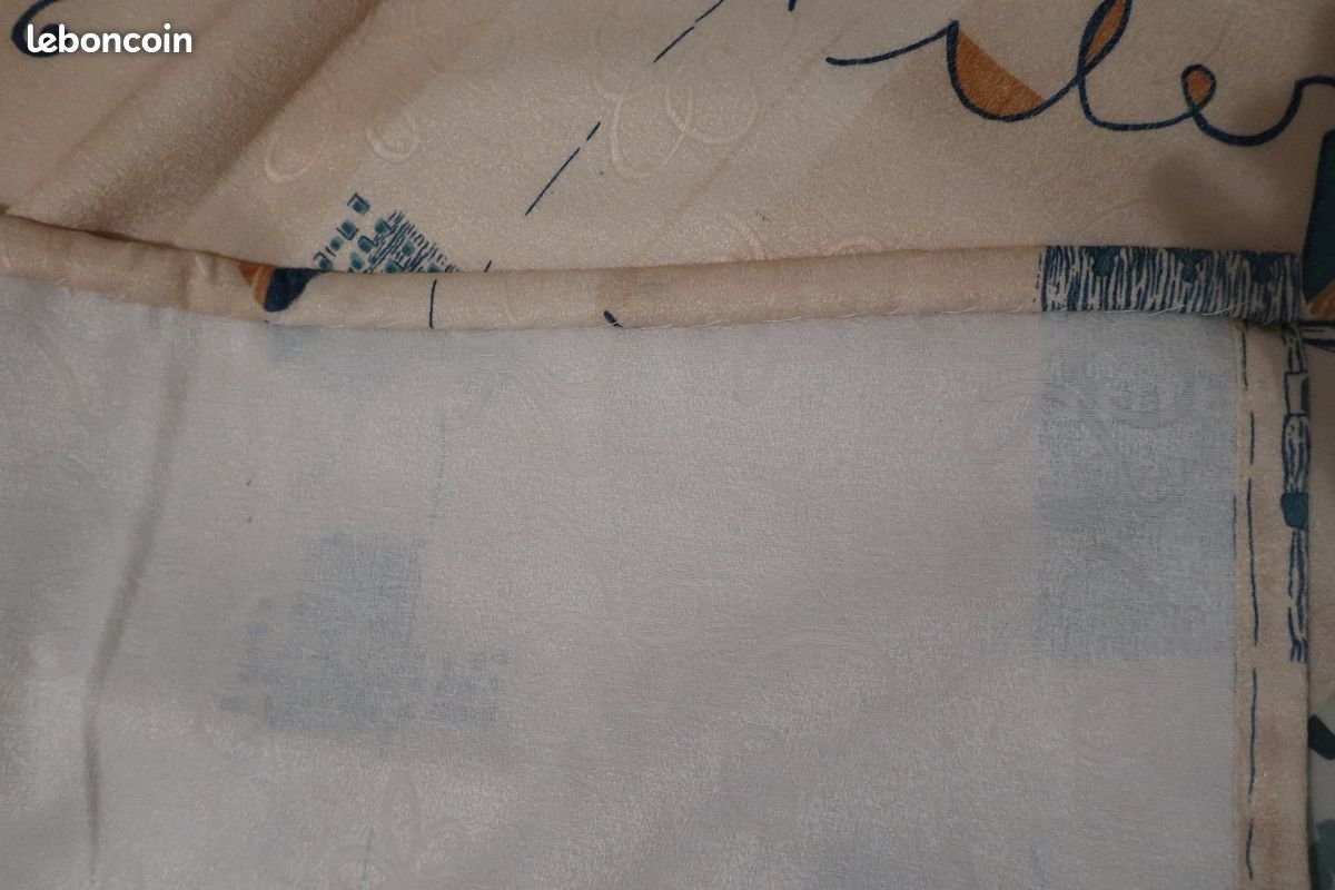 1 lot de 2 doubles rideaux vintage (image 8)