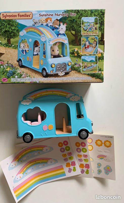 Le bus arc-en-ciel des bébés Sylvanian Families (image 7)