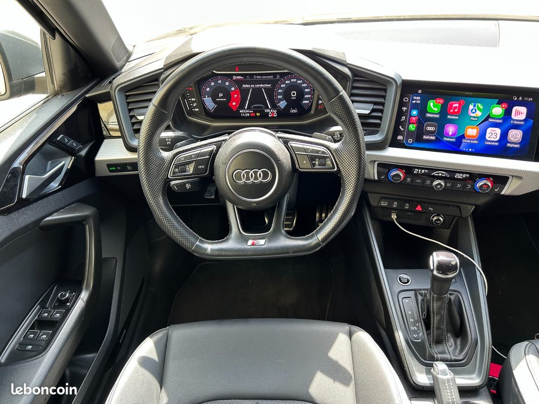 AUDI A1 SPORTBACK 40 TFSI 207 ch S- LINE S-TRONIC ENTRETIEN 100% AUDI GARANTIE AUDI 2027 ORIGINE FRANCE 1ER MAIN ENCEI (image 13)