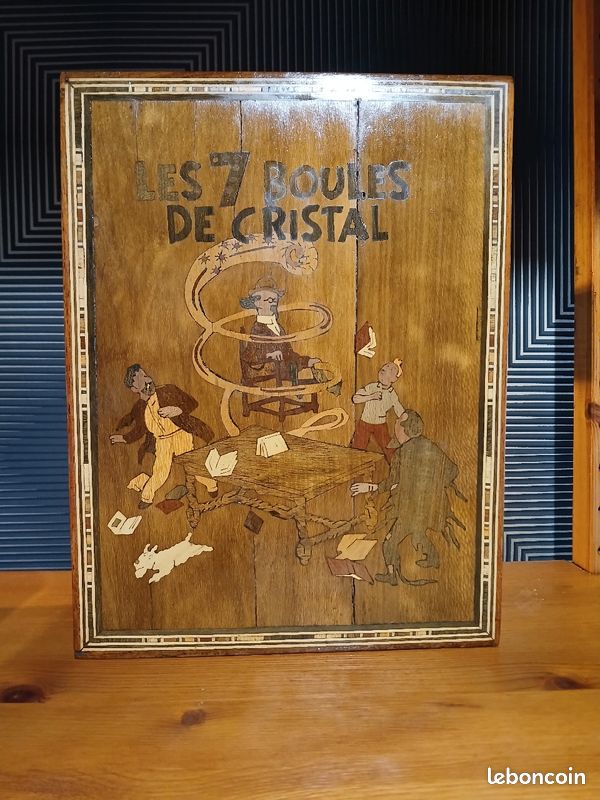 Boîte marqueterie tintin (image 1)