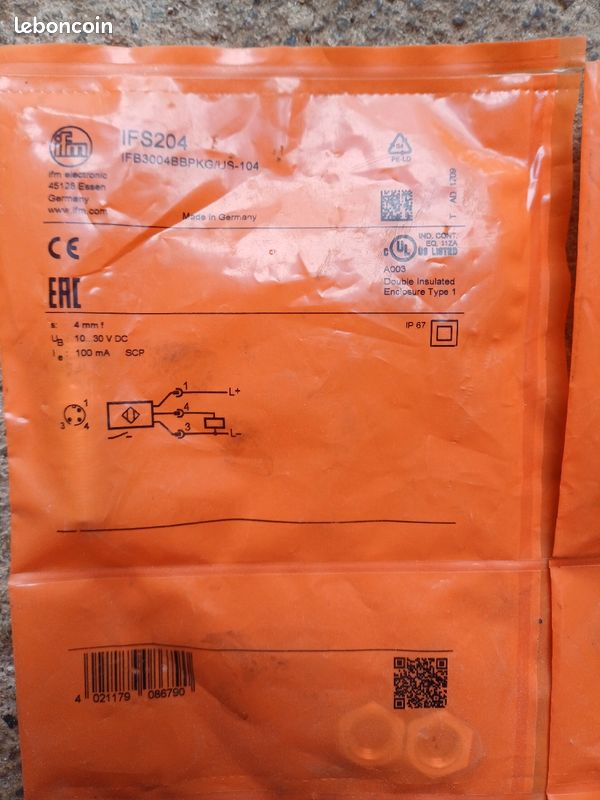 Capteur IFS204 IFB3000BBPKG/US-104 (image 2)