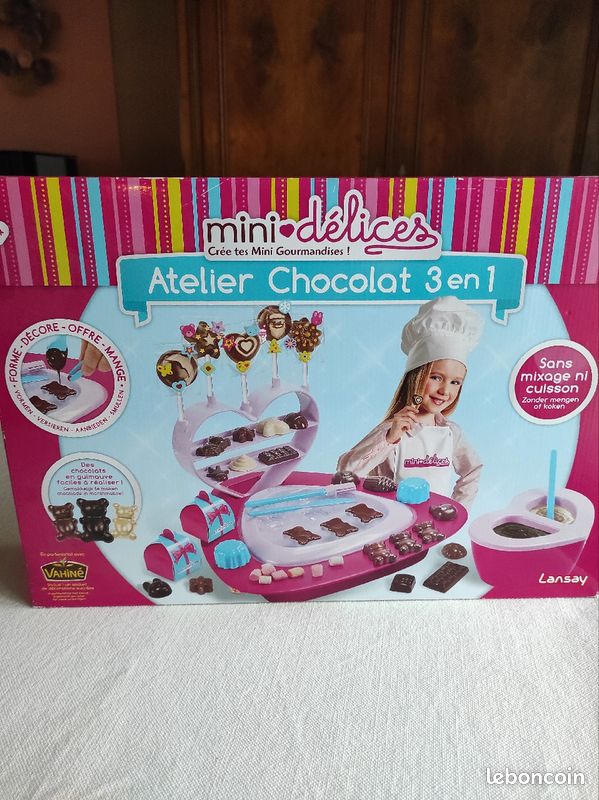 Jouet enfant atelier chocolat 3 en 1, Mini délices de Lansay (image 1)