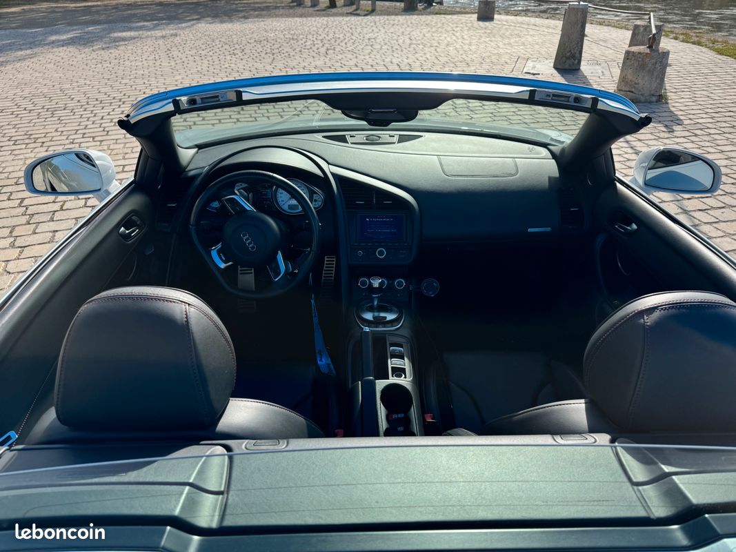 Audi r8 spyder v10 5.2 525 ch / gris suzuka / bang & olufsen / entretien complet audi / garantie 6 mois (image 3)