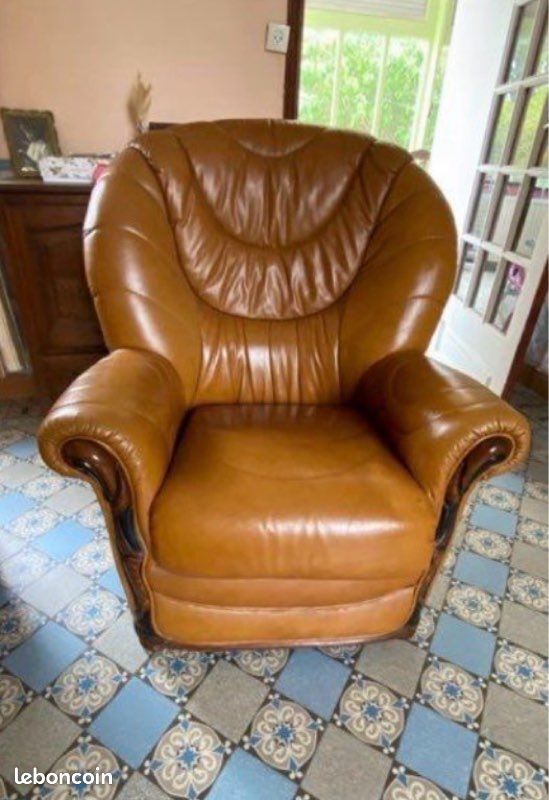 Fauteuil en cuir (image 3)