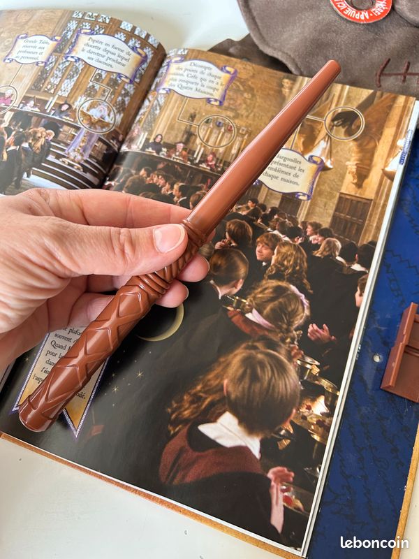 Harry Potter Choixpeau magique interactif + livre « la carte du marodeur » avec baguette magique lumière ultra violette (image 7)