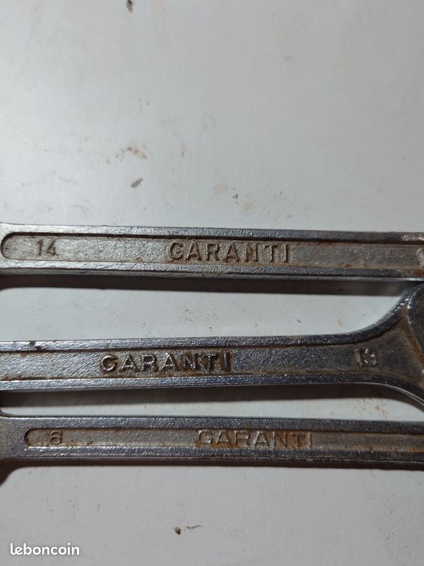 Lot clé plate double fourche garanti (image 6)
