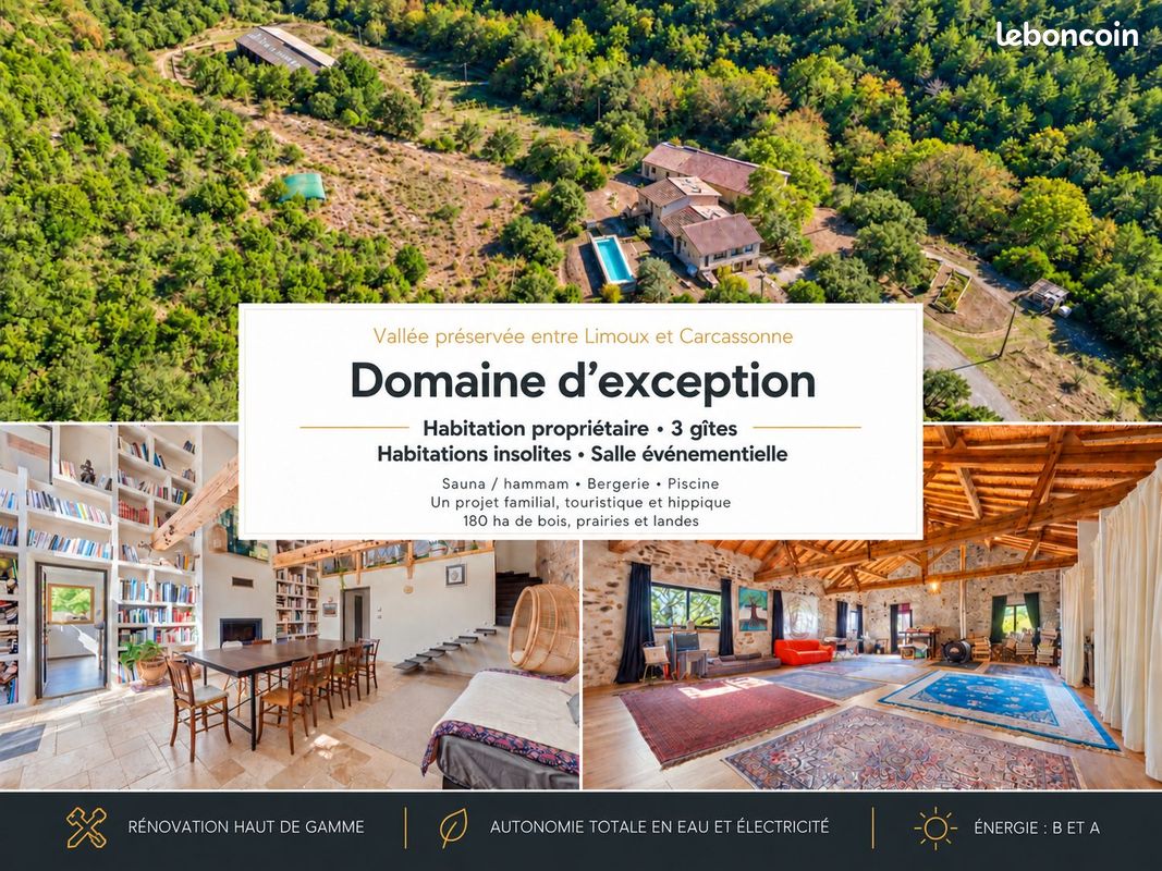 Maison 19 pièces 541 m² · à Limoux · 541 m² · 1 800 000 €