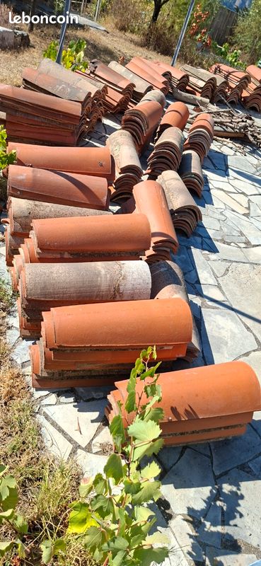 Tuiles Provençale rouge castelvielles (image 1)
