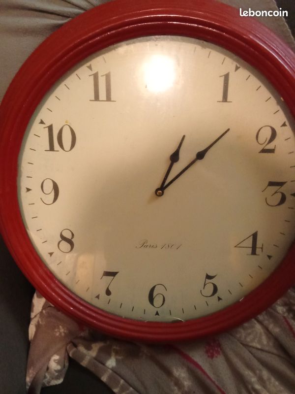 Pendule vintage a pile Décoration