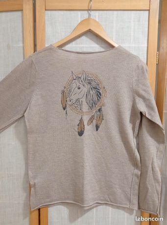 Pull pour chien rose, jaune et bleu - Pulls chiens