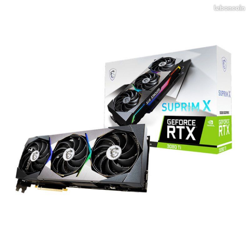 Carte graphique MSI GeForce RTX 3080 Ti SUPRIM X 12G (image 1)