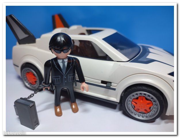 Playmobil 4876 - Voiture des Agents Secrets Occasion (image 8)