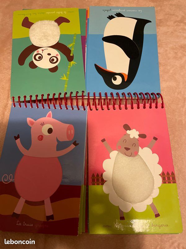 Livre à toucher : drôles de z’animaux, éditions Auzou (image 4)