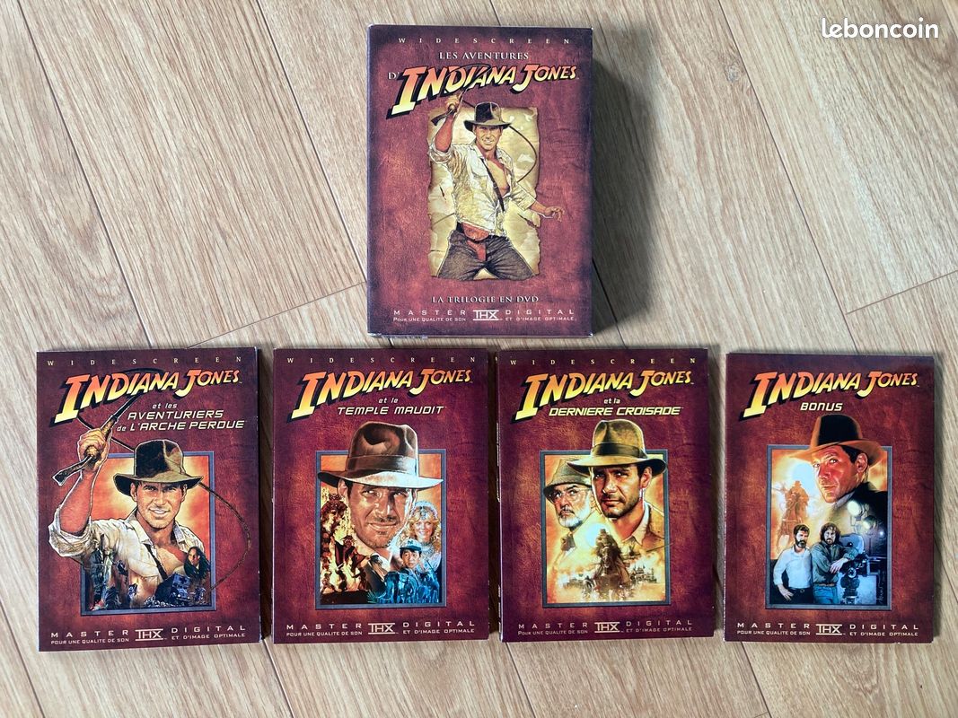 Lot 5 DVD Indiana Jones (image 1)