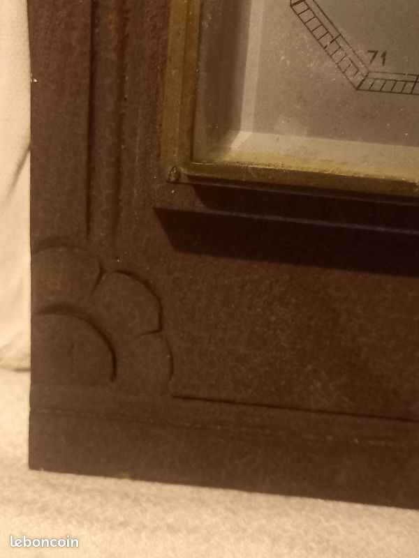 Baromètre thermomètre années 30 (image 11)