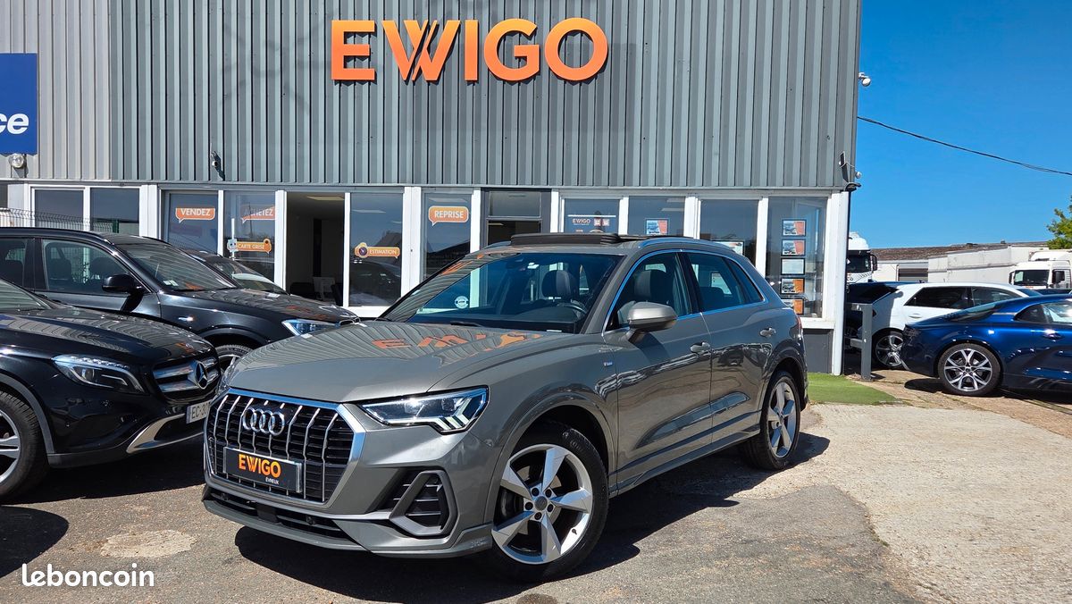 AUDI Q3 2.0 35 TDI 150ch S-LINE S-TRONIC - TOIT PANO - ANDROID AUTO CARPLAY - CUIR - COFFRE ELECTRIQUE (image 1)