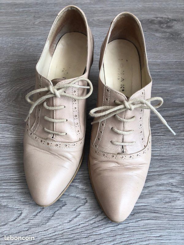 JONAK - Escarpin cuir - TBE (image 1)