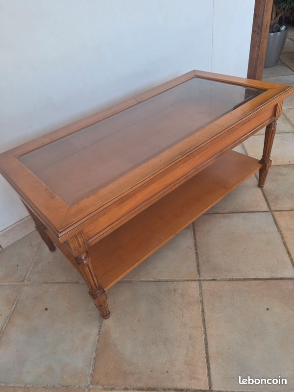 Table basse vitrine (image 5)
