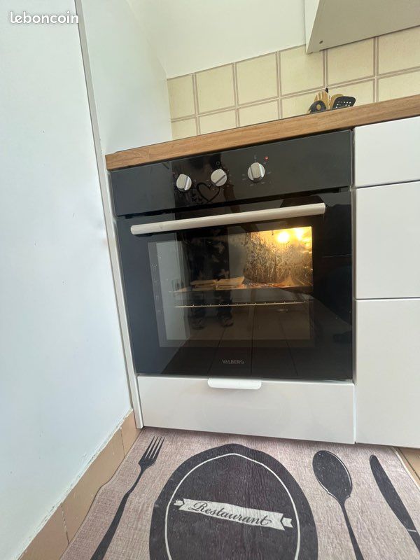 Meuble bas cuisine 3 tiroirs 60cm + mauble bas four encastrable 60cm (image 3)