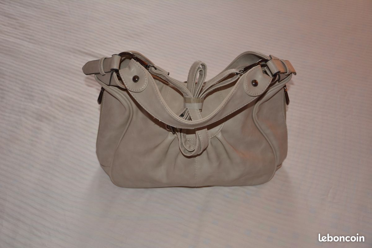 Sac à main beige (image 2)