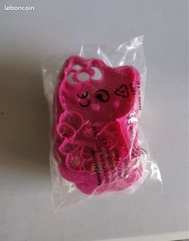 Pack De 3 Emporte-pièces Hello Kitty – Moules En Plastique Blanc Pour Savon, Gelée, Artisanat