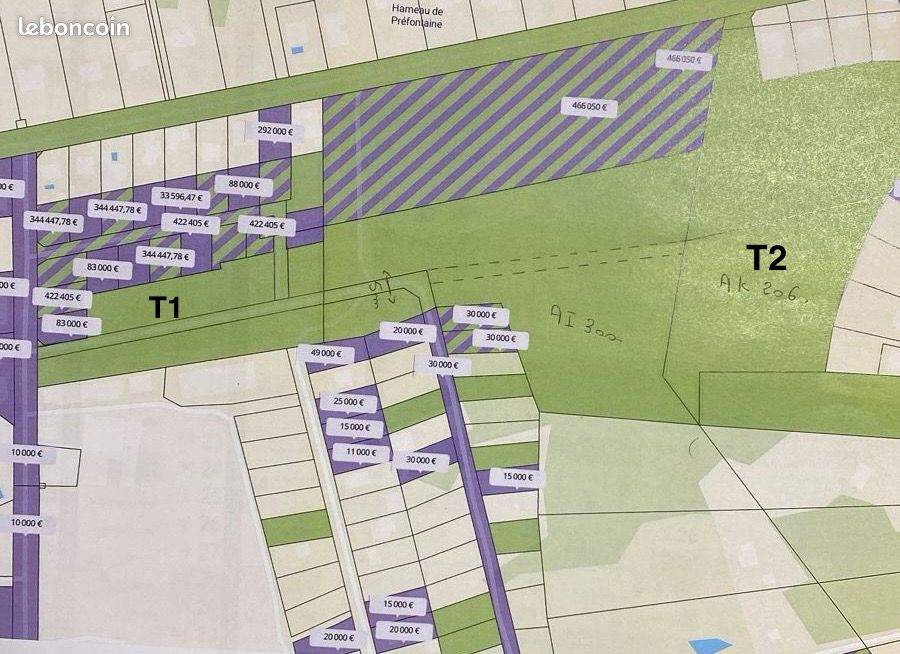 Terrain constructible Préfontaine · à Macouria · 10 000 €