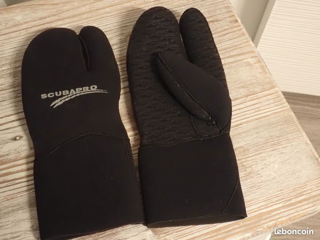 Gants De Plongée Scubapro Everflex 3mm – XL – Noirs – Neufs