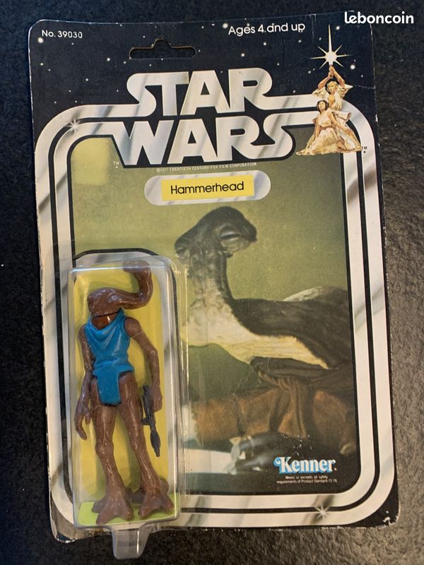 RARE Star Wars Vintage 1977 Hammerhead 21 Back SW Original Card TRES BON ETAT - Collection RARE Star Wars Vintage 1977 Hammerhead 21 Back SW Original Card TRES BON ETAT - Collection