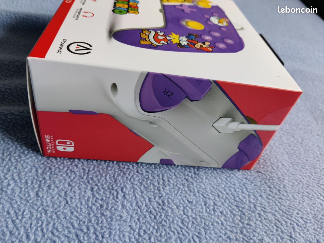 Manette Sans Fil PowerA Pour Nintendo Switch – Licence Officielle Mario Princess Peach, Rose, Neuf