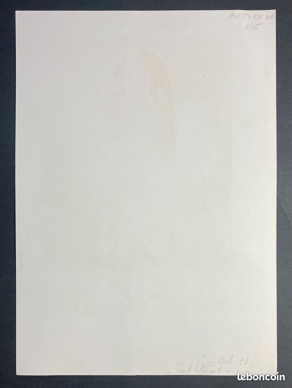 Paul COLLOMB "Arlequin" Lithographie signée dans la planche (image 5)