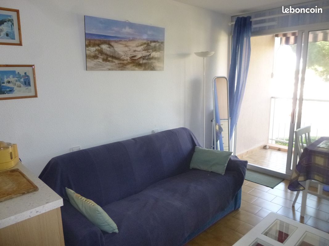 Studio cabine 2 personnes vers port et plage (image 2)
