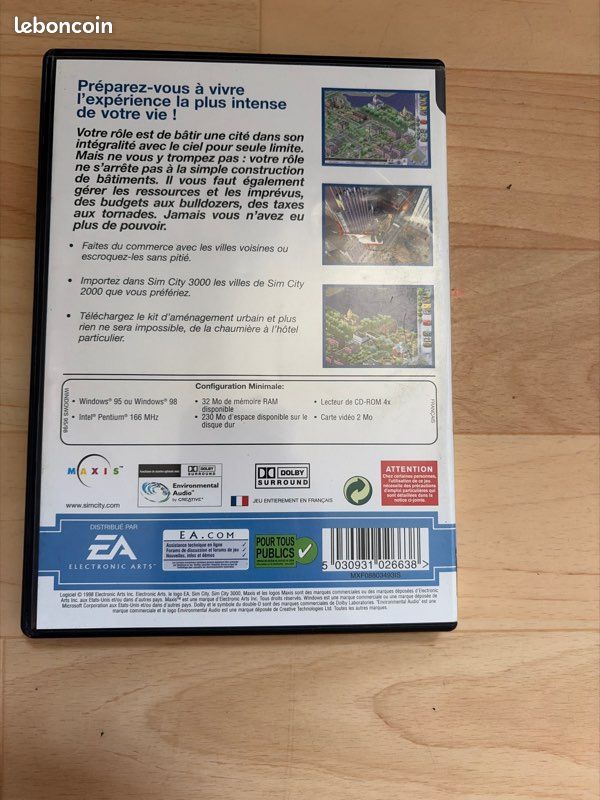 Jeu SIM city 3000 (image 2)