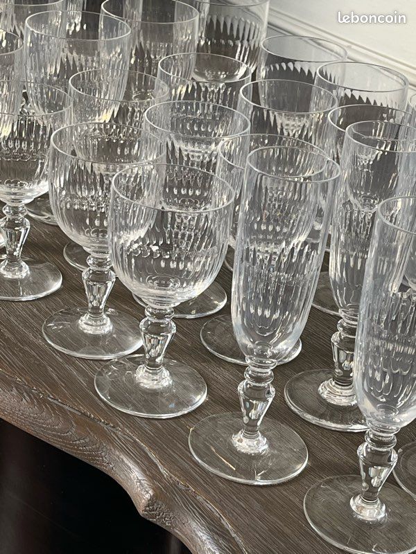 Verres à pied cristal Baccarat modèle Renaissance (image 9)