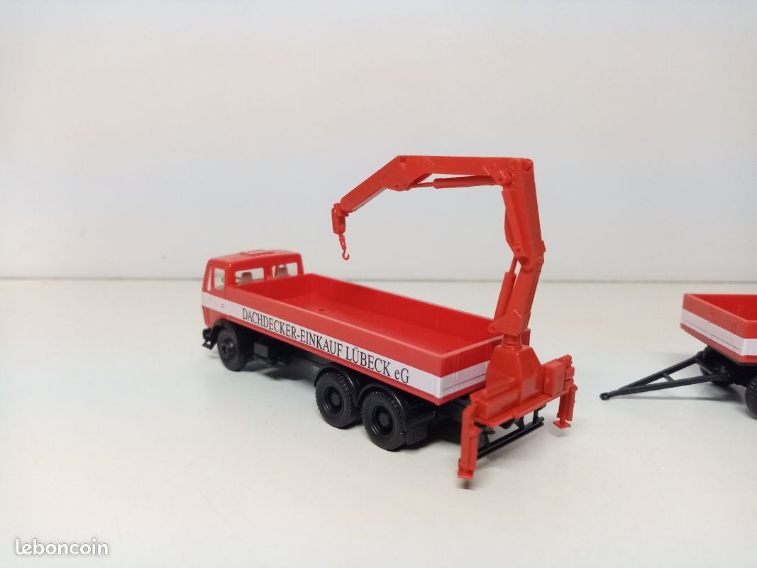 Camion Miniature Publicitaire Mercedes - Échelle HO 1/87, Kuchen Meister - Occasion Très Bon état