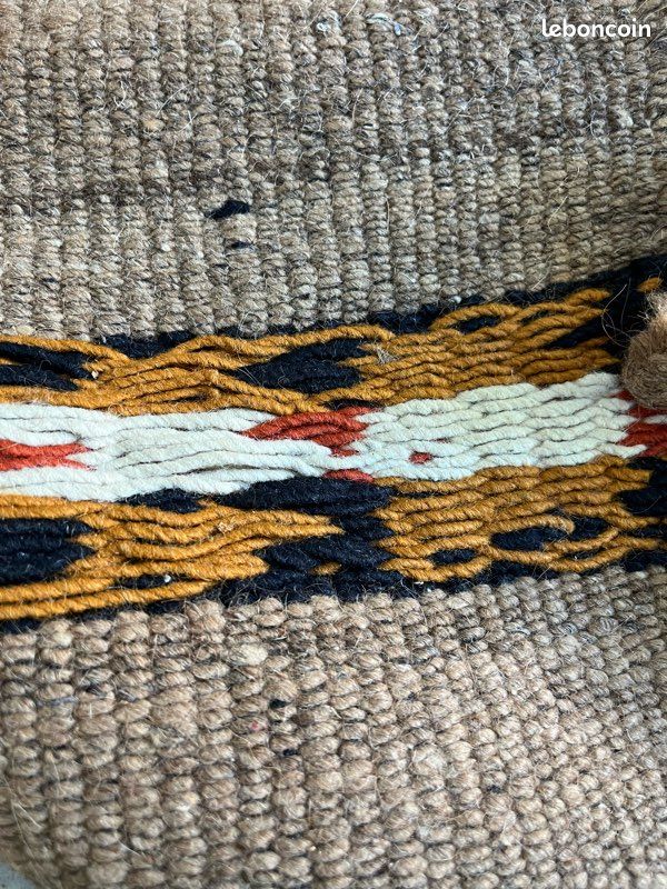 Tapis Kilim Berbère 150x90 Cm - 100% Laine De Mouton - Tissé Main - Maroc - Unique