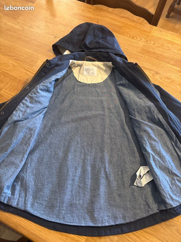 Manteau coupe vent - pluie enfant 8 ans Zara (image 4)