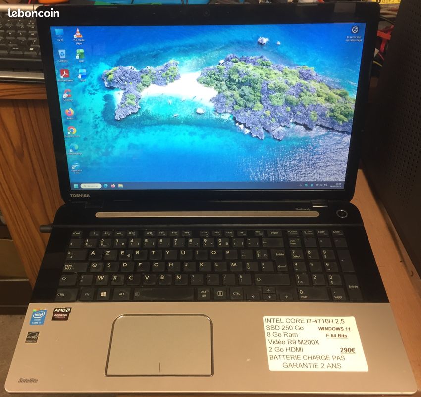 Toshiba Satellite C70-A plasturgie basse bottom case