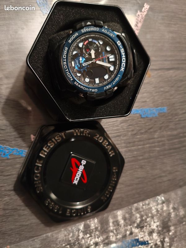 Montre Casio G-Shock Gulfmaster GN-1000B-1AER bleu noir (image 2)