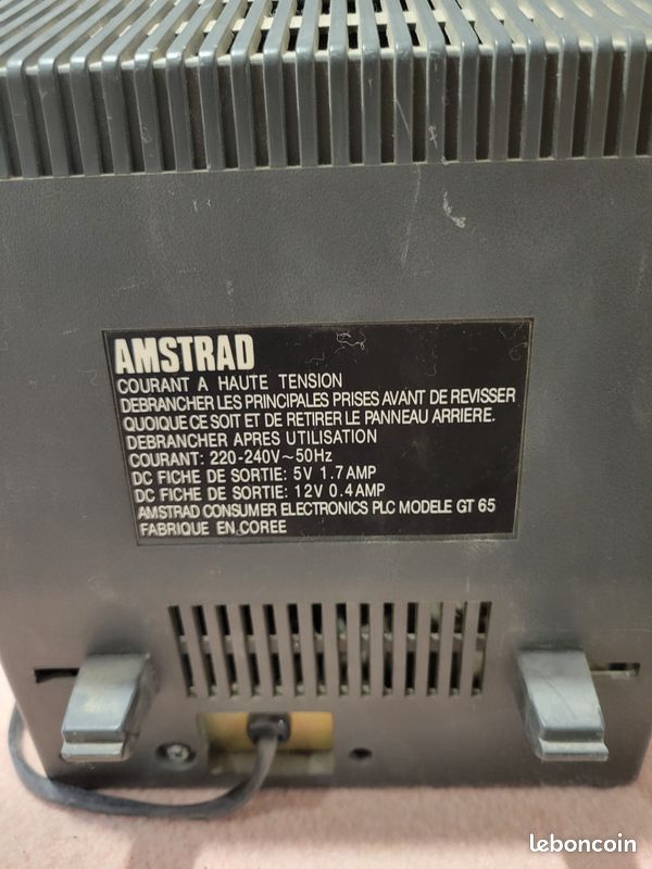 Amstrad CPC 464 couleur 64K + moniteur GT65 + guide - Testé fonctionnel (image 4)